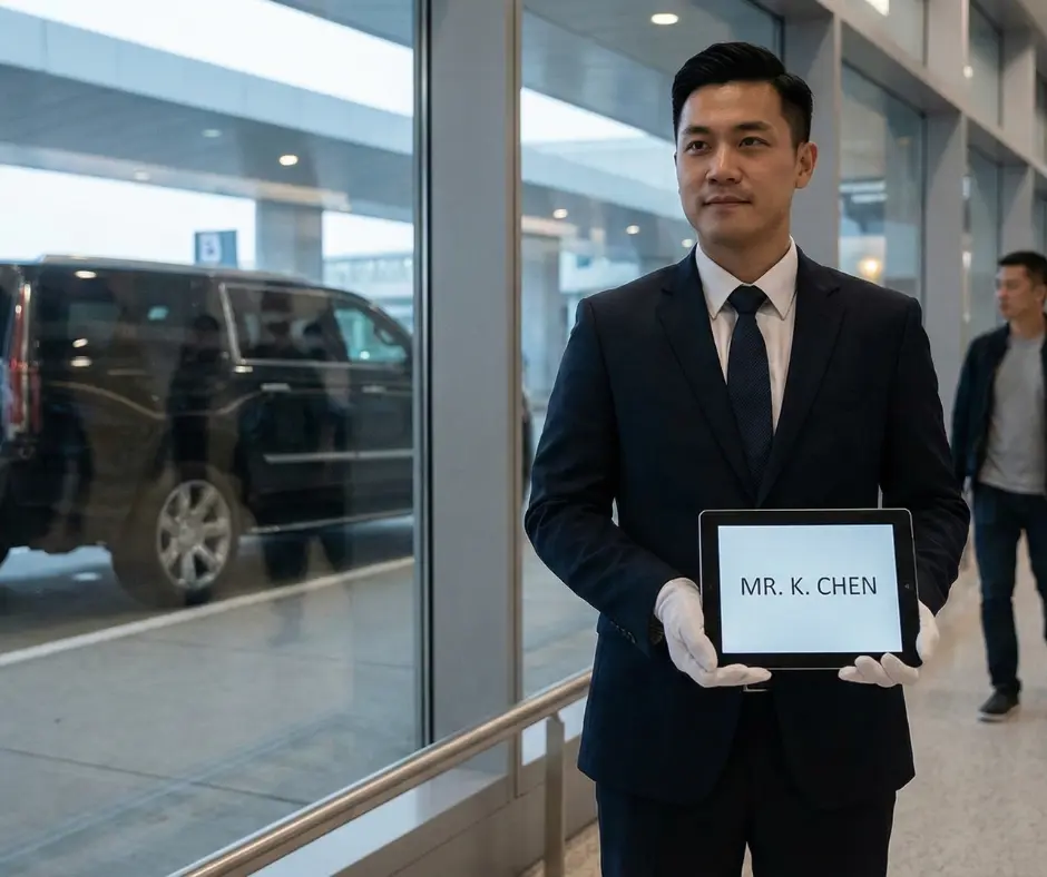 Chauffeur Airport Meet & Greet masters chauffeur